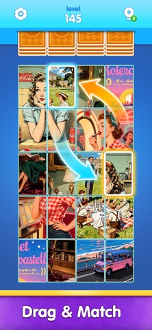 Jigsaw Drop: Solitaire Puzzle 游戏截图