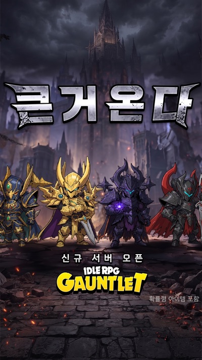 건틀렛: 방치형 액션 RPG 游戏截图