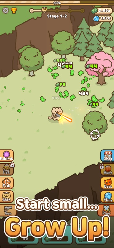 にゃんこ銃士：放置育成RPG 游戏截图