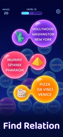 Bouncy Match: Bubble Word 游戏截图
