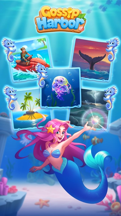 Gossip Harbor®: Merge & Story 游戏截图