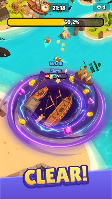 Hole.io 游戏截图
