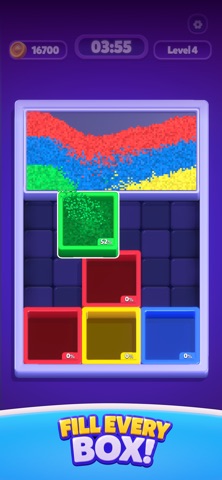 Sand Blocks: Drop Puzzle 游戏截图