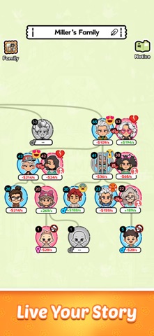 Family Go! - 結婚・子育て・世代継承 游戏截图
