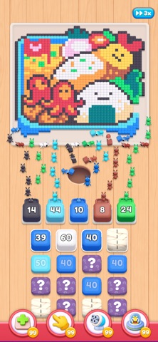 Food Hunt: Pixel Puzzle 游戏截图