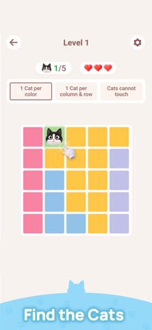 Meowdoku! 游戏截图
