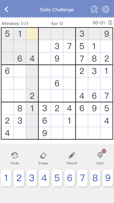 Sudoku - Sudoku Clássico 游戏截图