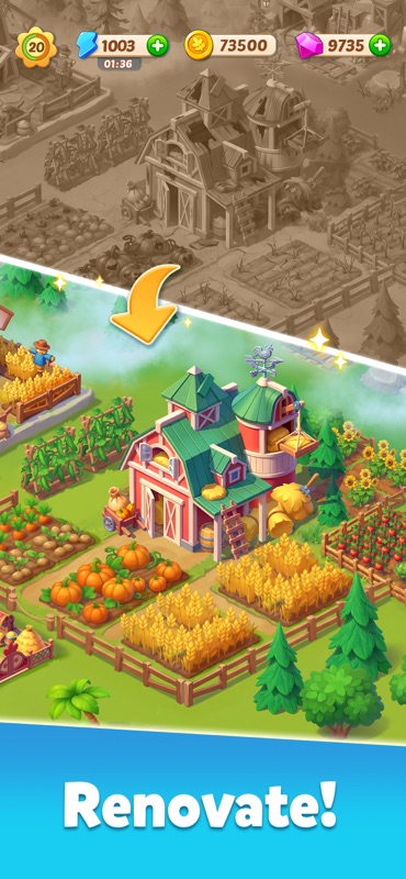 Family Farm Merge 游戏截图