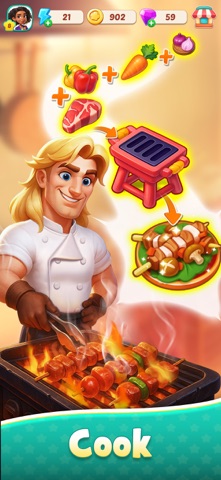 フードスター（Foodstars）:マージ & クック 游戏截图