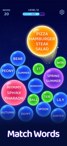 Bouncy Match: Bubble Word 游戏截图