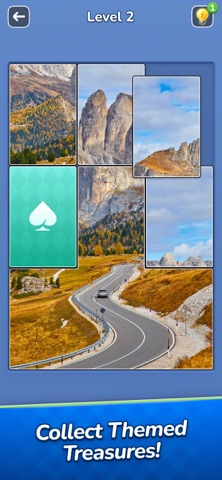 Jigsawcard Solitaire Puzzle 游戏截图