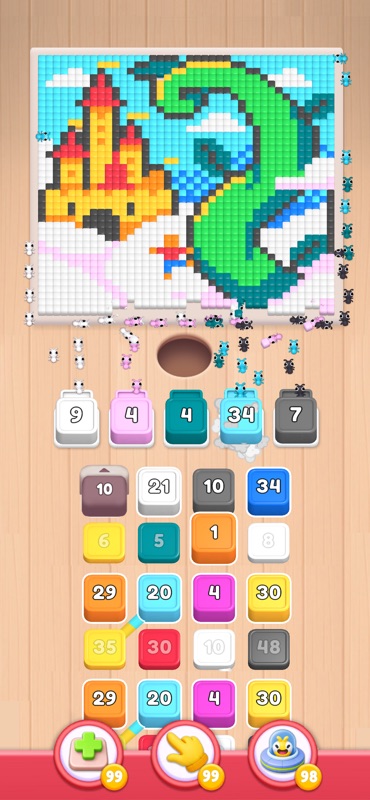 Food Hunt: Pixel Puzzle 游戏截图